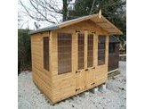 12 x 10 Shiplap Lodge + 2ft Canopy